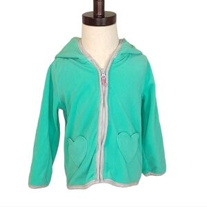 Carter’s Mint Green Heart Pocket Hoodie (24M)